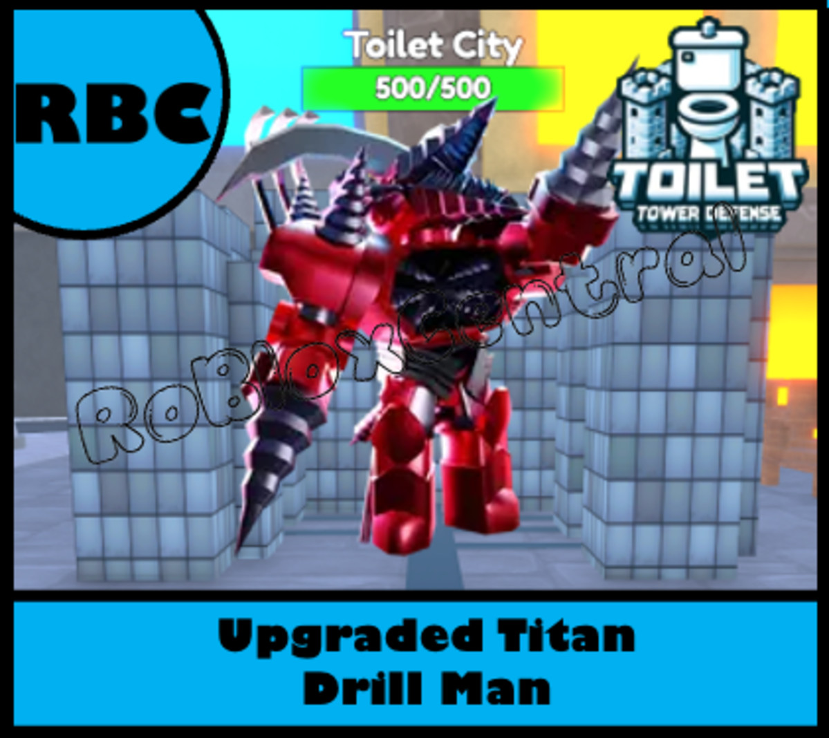 UPGRADED TITAN DRILL MAN – CHEAP TOILET TOWER DEFENSE – TTD UNIT