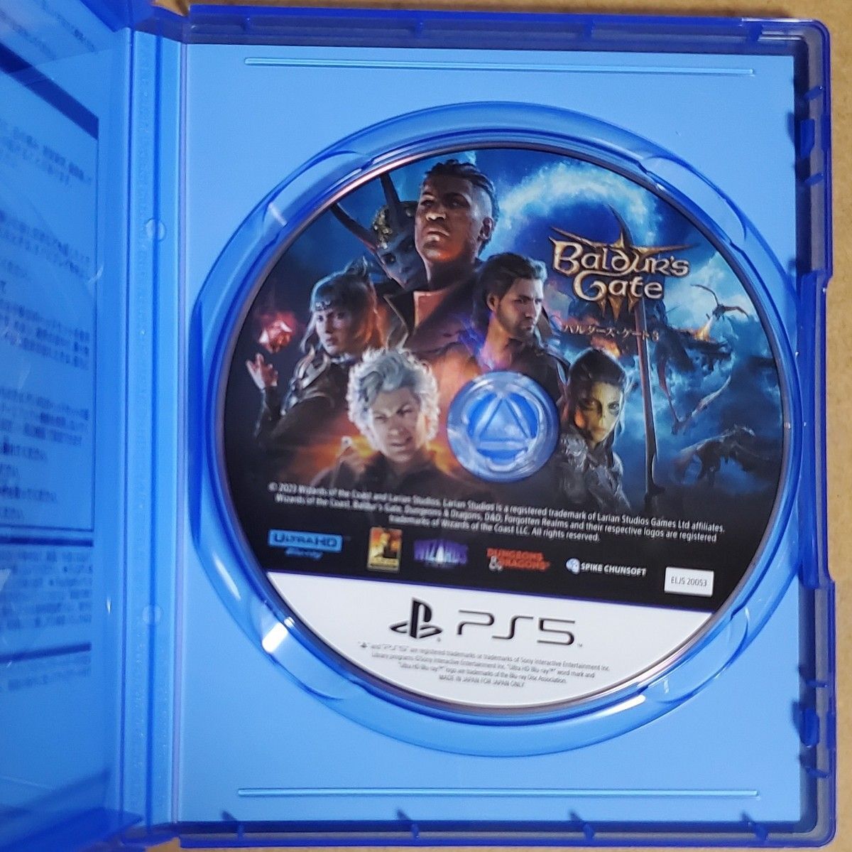 Baldur’s Gate 3 Sony PlayStation 5 PS5 English available Physical Game F/S Used
