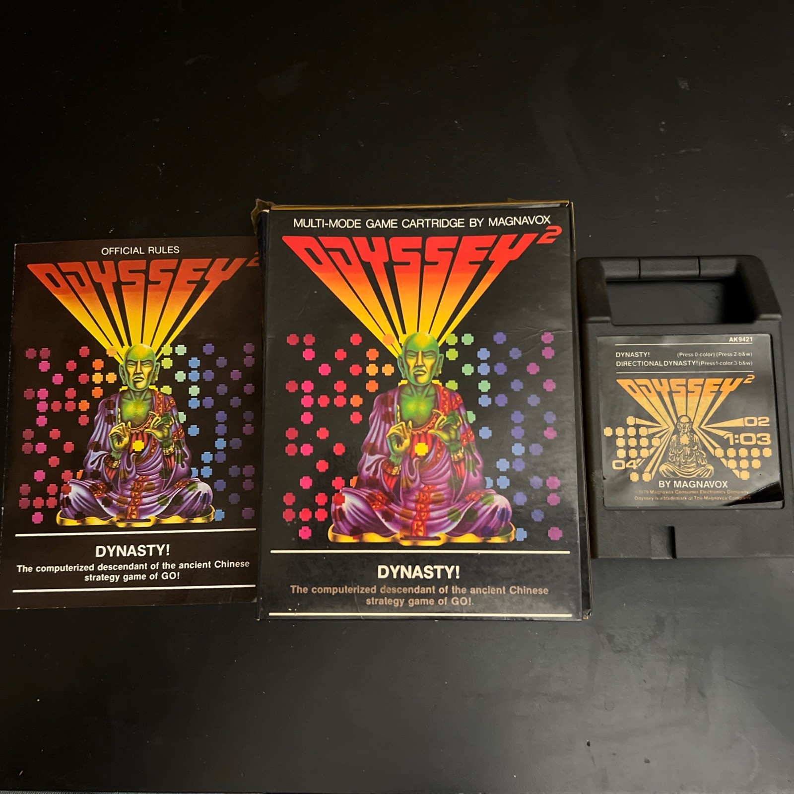 Dynasty! Magnavox Odyssey 2 1979 Complete W/ Manual