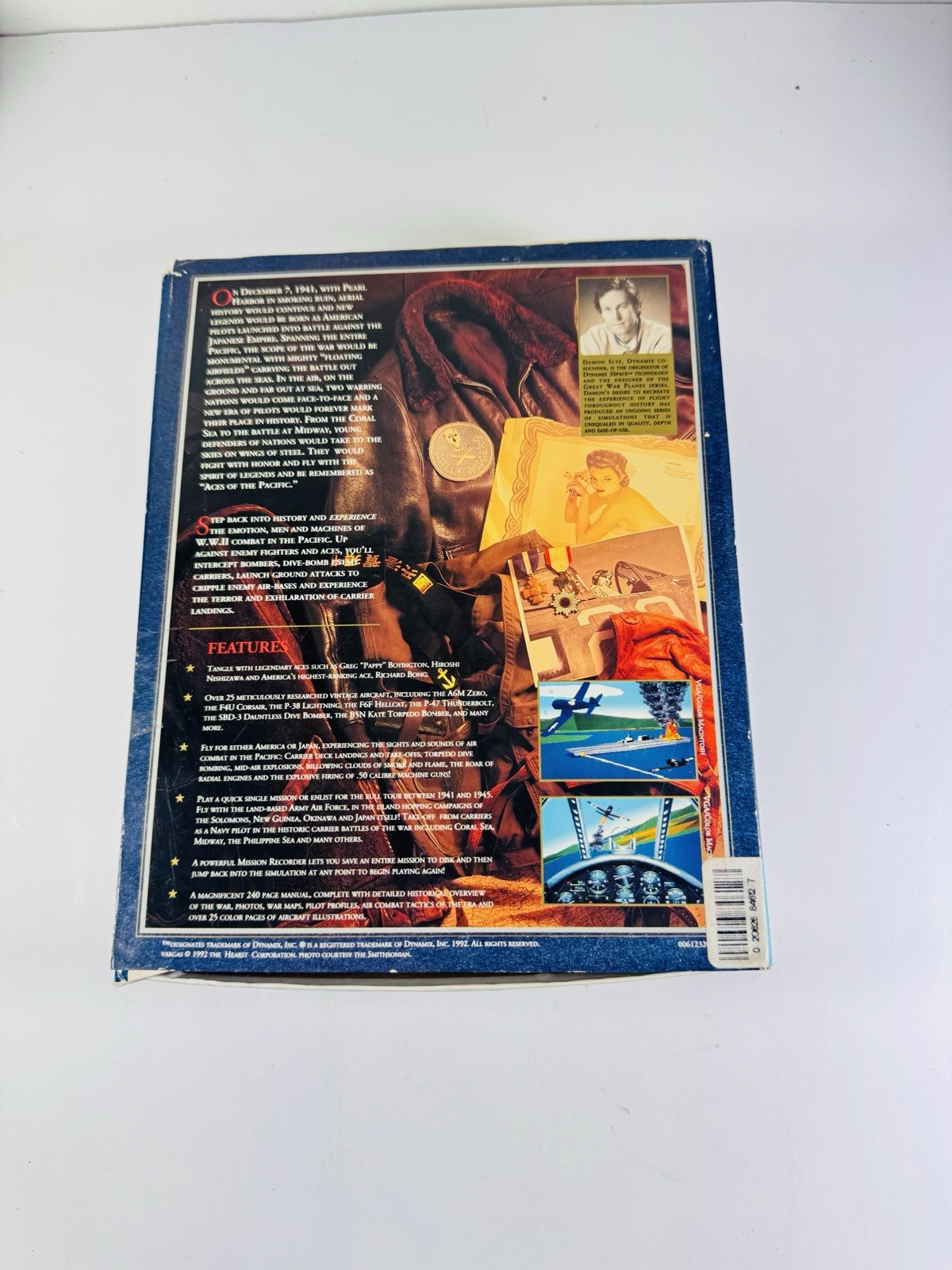 Aces of the Pacific Dynamix 1992 PC Game 3.5″ Floppy Disk ML441