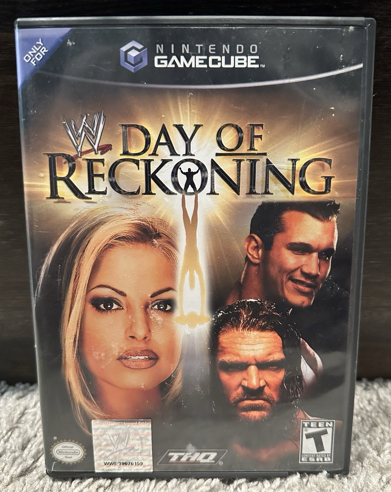 WWE: Day of Reckoning (Nintendo GameCube, 2004) Complete With Manual & Insert