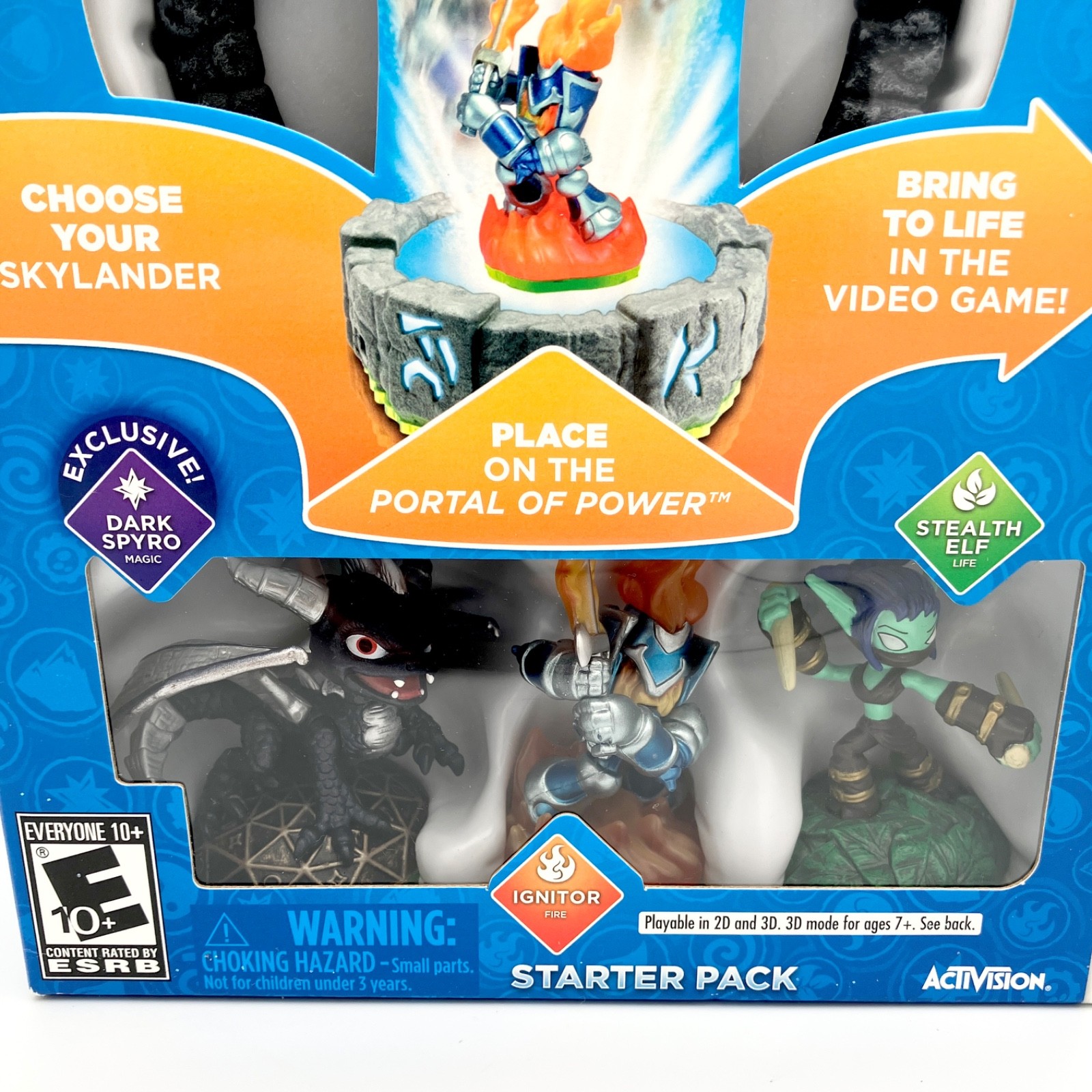 Skylanders Spyros Adventure Nintendo 3DS Starter Pack Dark Spyro Stealth Elf NEW