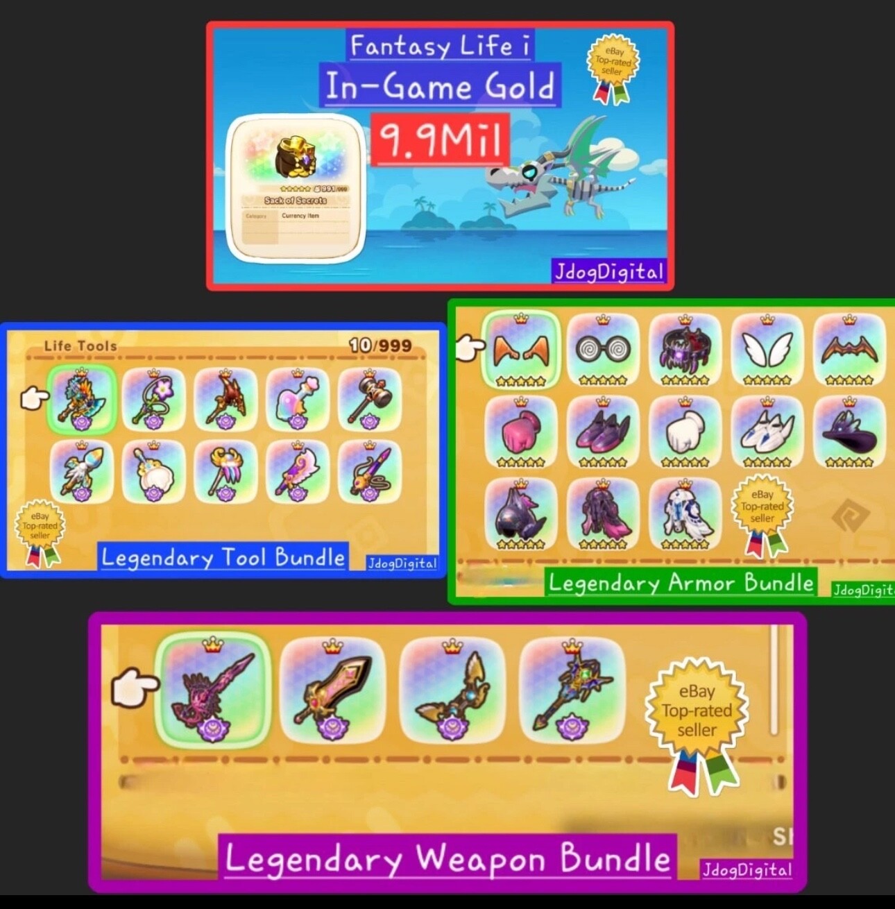 🔥Fantasy Life i: TGWST In game Items All Consoles🔥