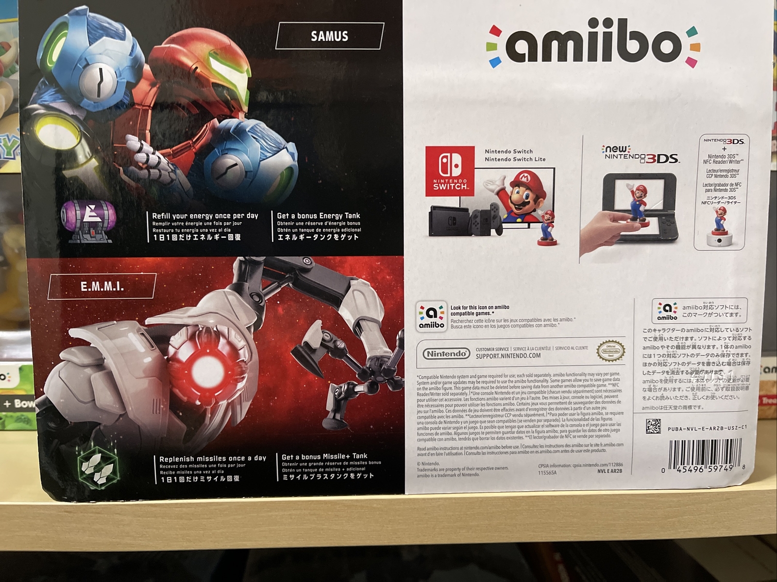 Metroid Dread Amiibo 2 Pack Brand New Factory Sealed