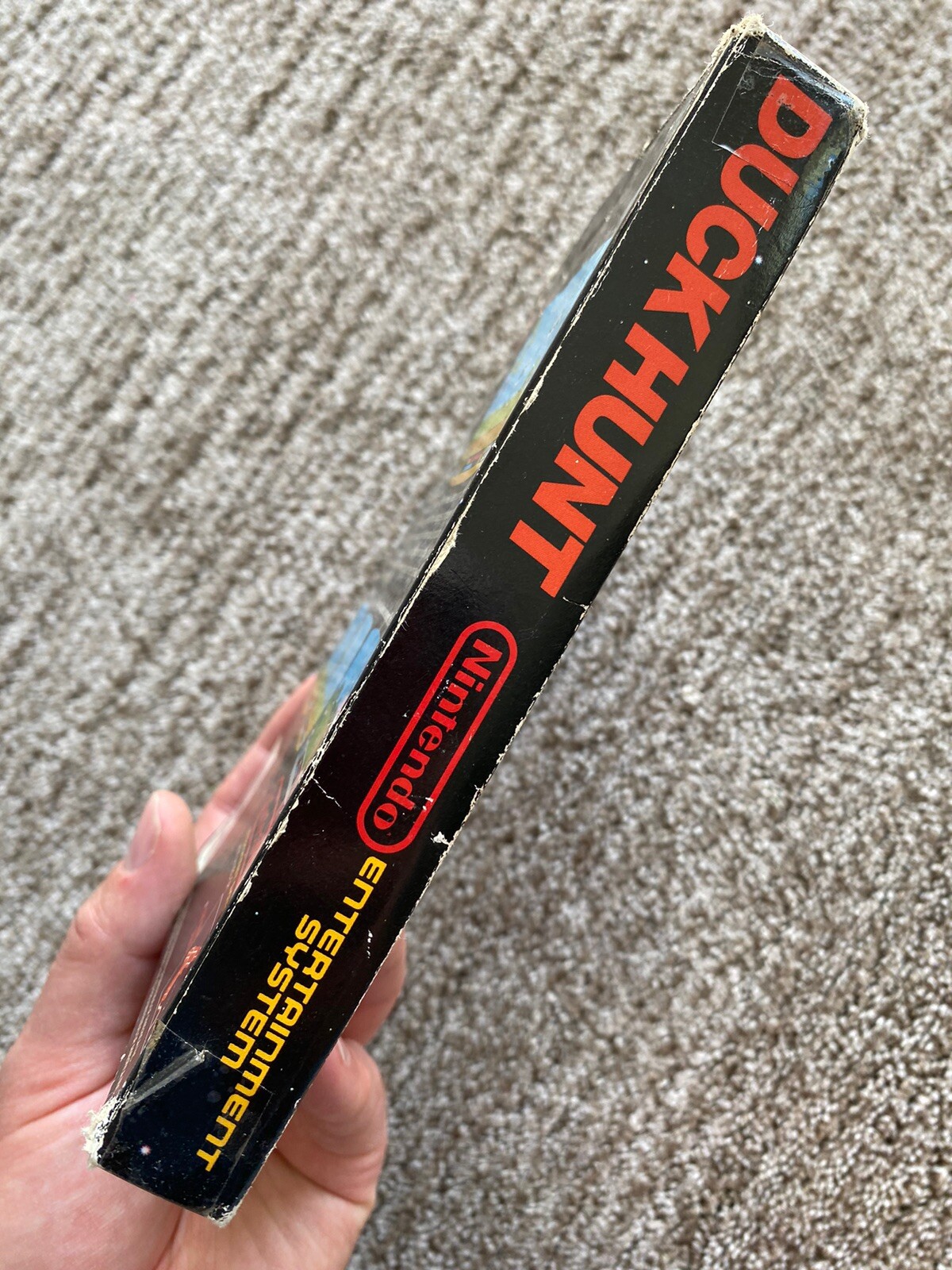 Duck Hunt Nintendo NES (1985) CIB Complete In Box Hangtab Intact Circle 5 Screw