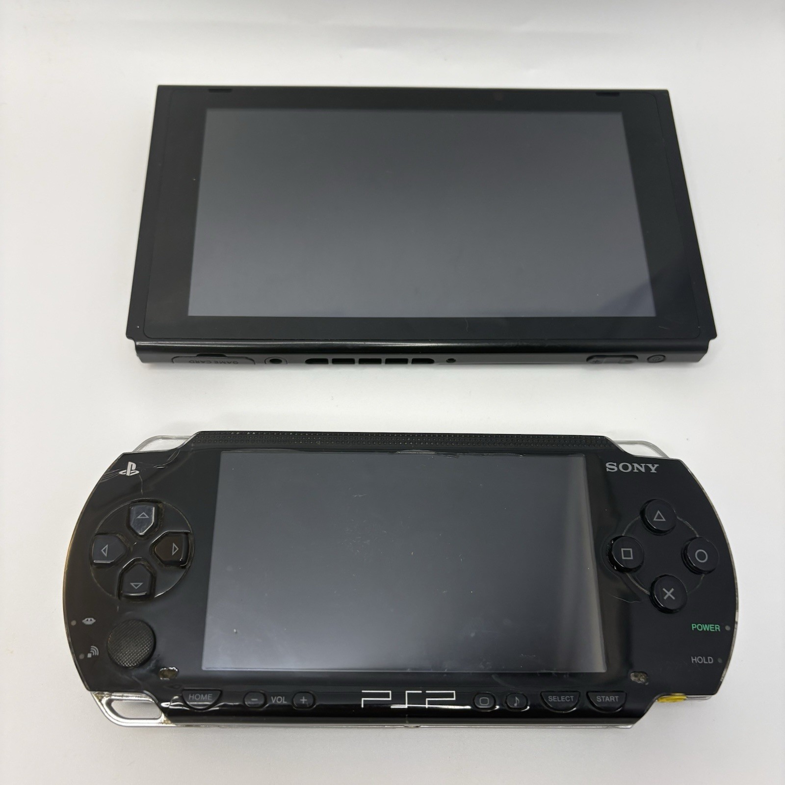 Nintendo Switch HAC-001 + Sony PSP-1001 Lot — For Parts or Repair — No Power