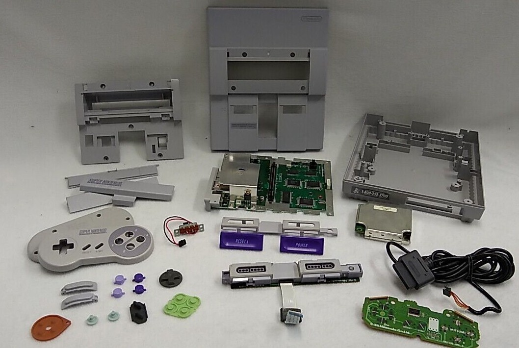 Super Nintendo SNES Original Console/Controller PARTS ONLY – PICK AND CHOOSE