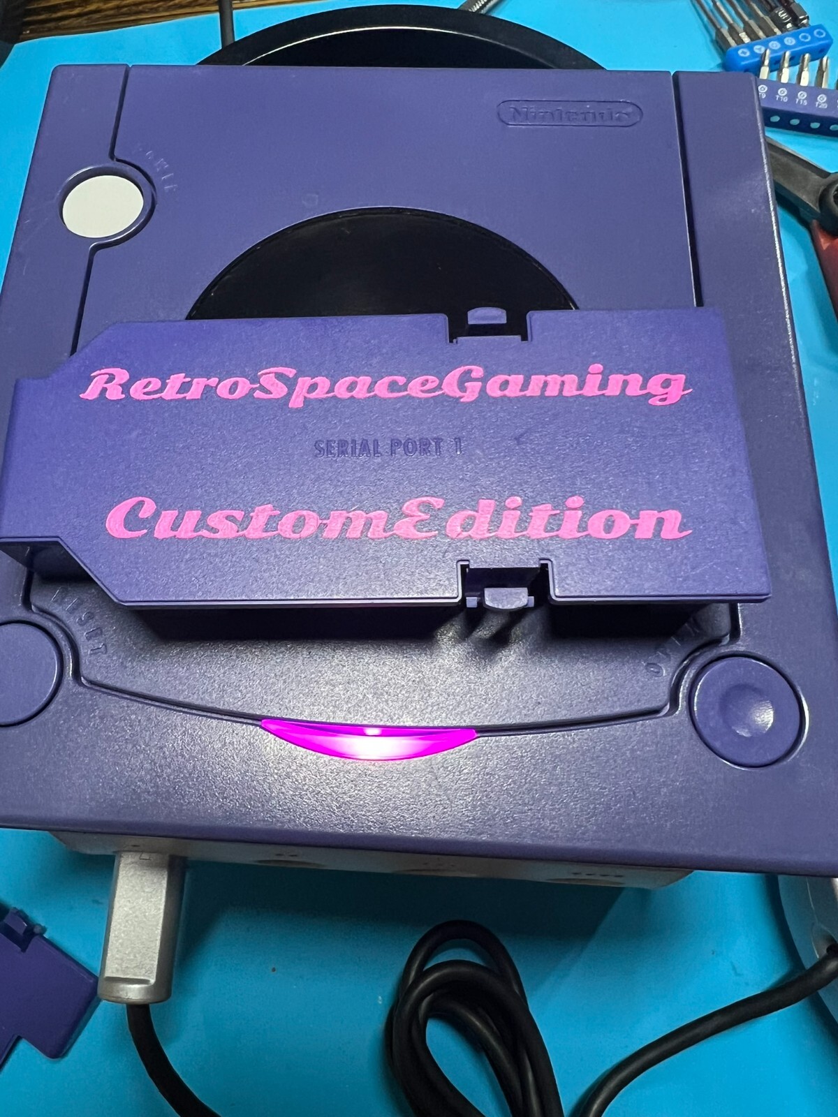 Nintendo GameCube Bundle AUTHENTIC, INTERNAL HDMI CONVERSION, LED, CUSTOM