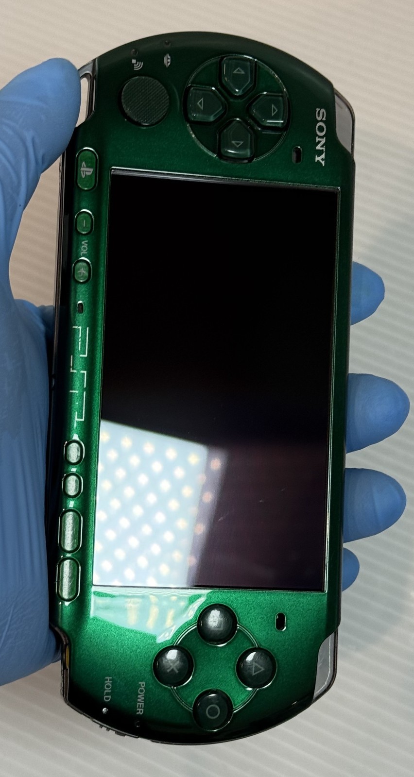 Sony PSP-3000 Console Spirited Green Rare Color in Box Region free – Very Good