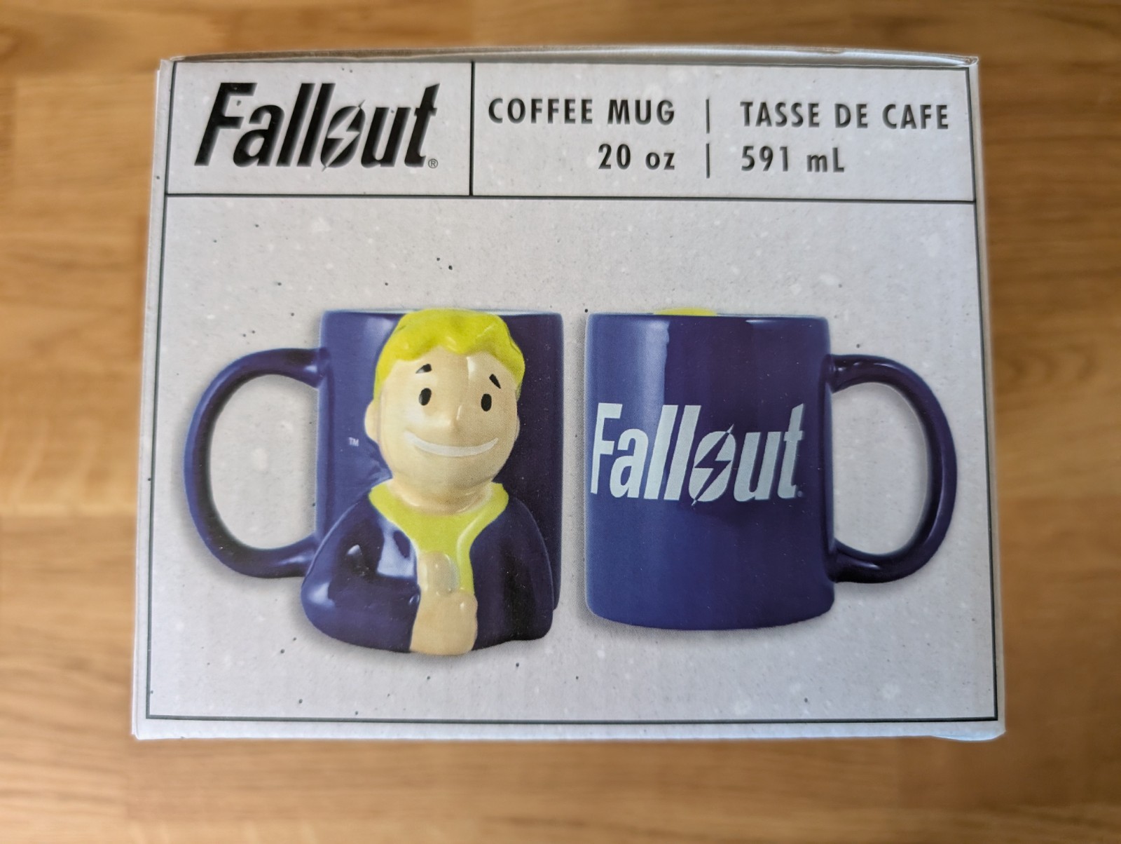 Fallout Vault Boy 3D Coffee Mug 20 oz Just Funky Ceramic Cup Bethesda