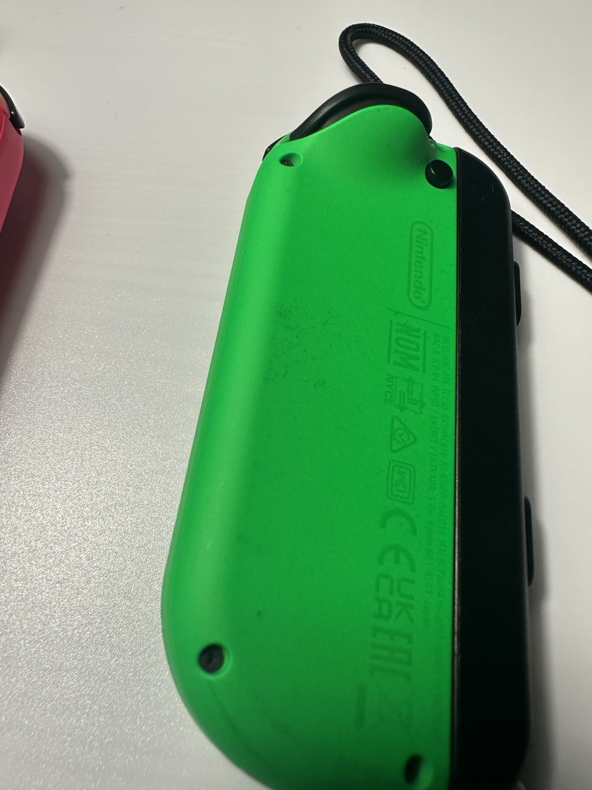 Nintendo Switch Official OEM Neon Pink & Green Joy-Cons Joycons w/Straps