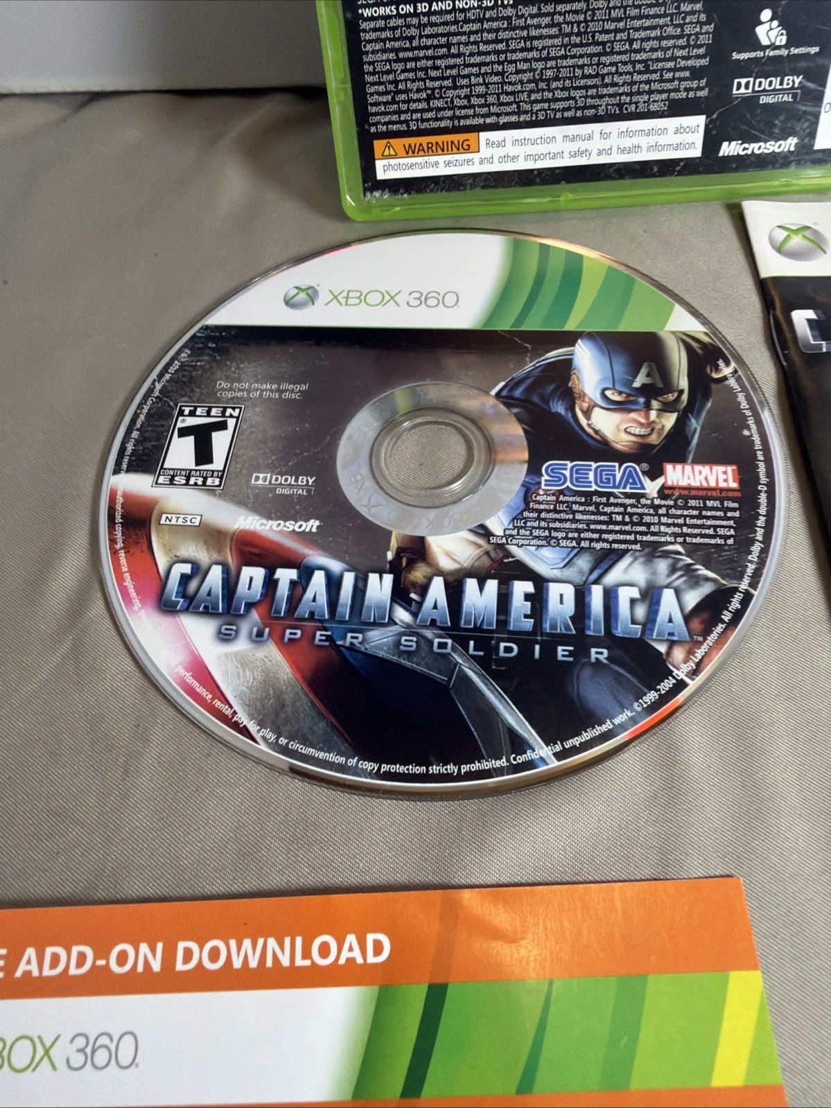 Captain America Super Soldier – Microsoft Xbox 360