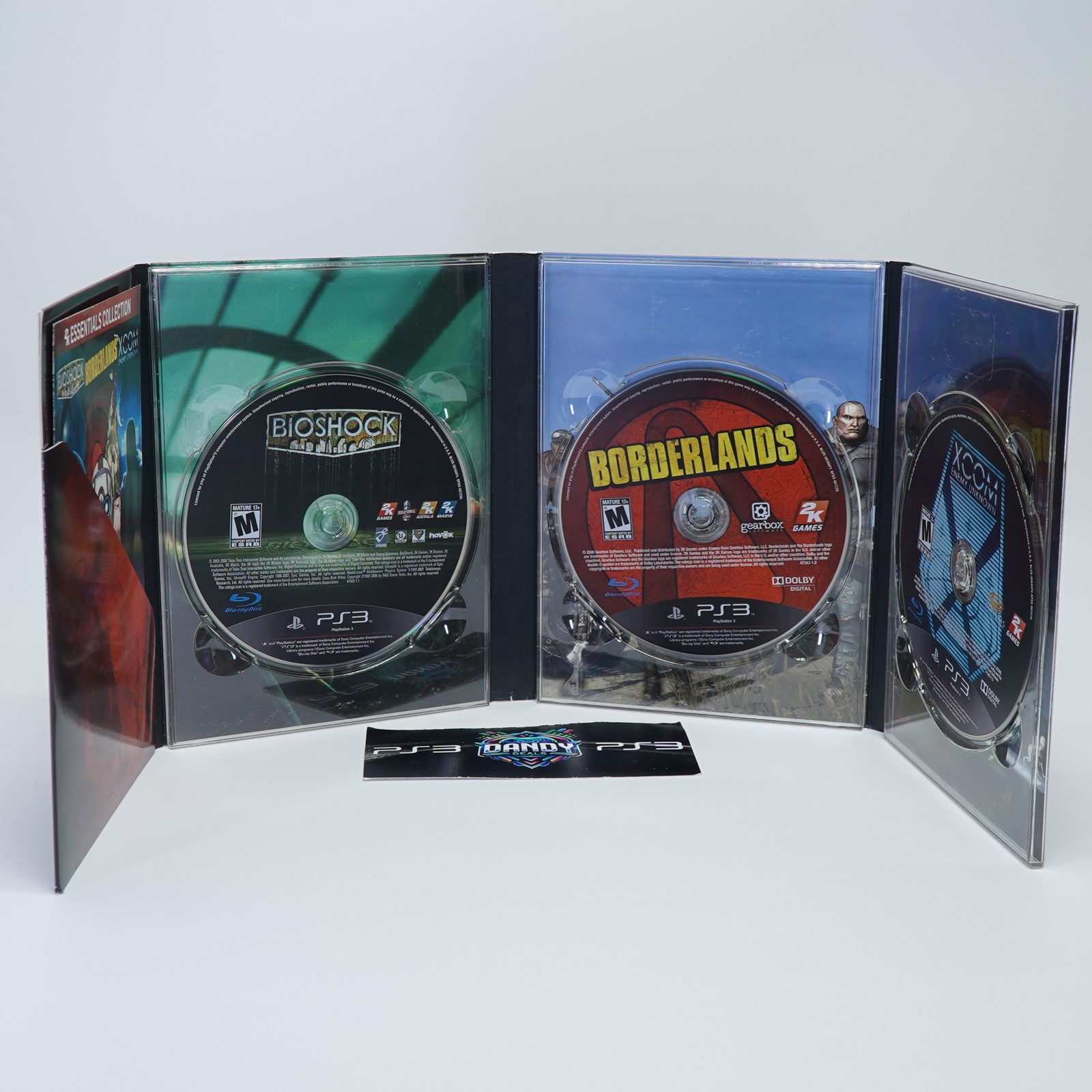 2K Essentials Collection PS3 CIB W/ Bioshock + Borederlands + Xcom – PlayStation