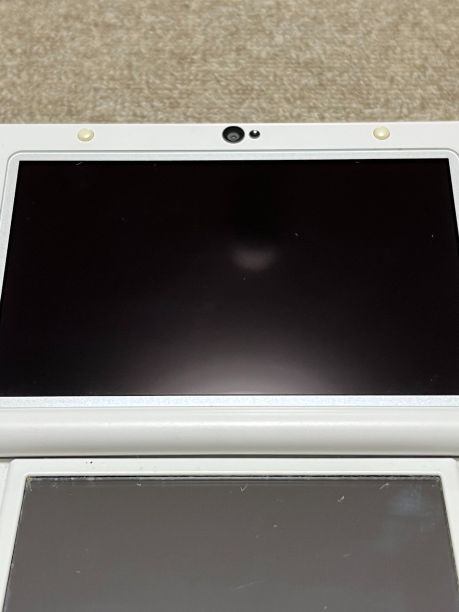 New 3DS LL XL Pearl White Japan Nintendo Console region Japanese B118