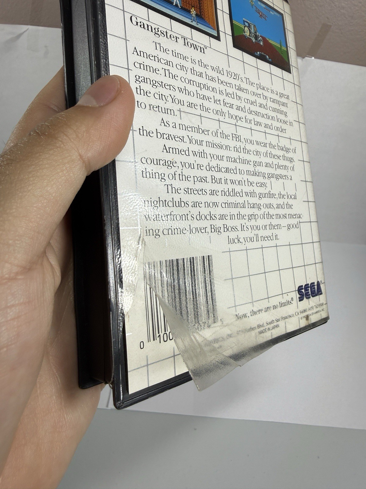 Gangster Town (Sega Master System, 1987) Complete CIB TESTED!