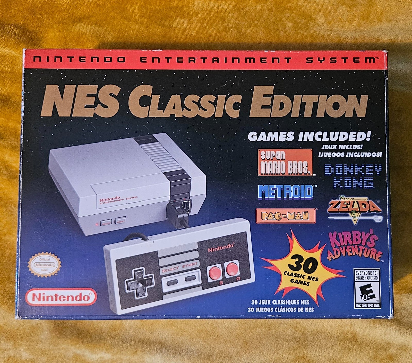 NES Classic Edition, in original box. Bought by my mom a long time ago.
