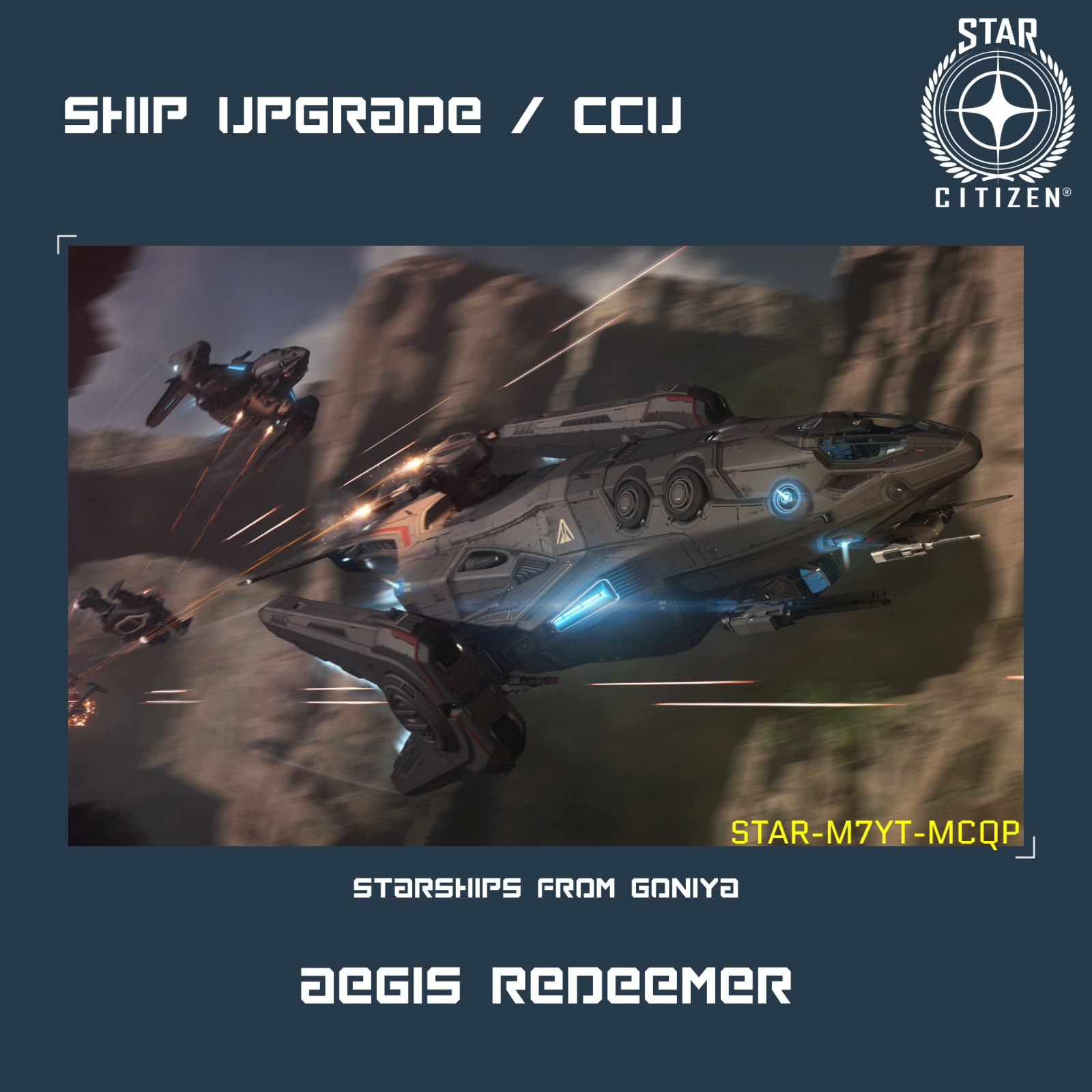 STAR CITIZEN – AEGIS REDEEMER UPGRADE – (CCU)