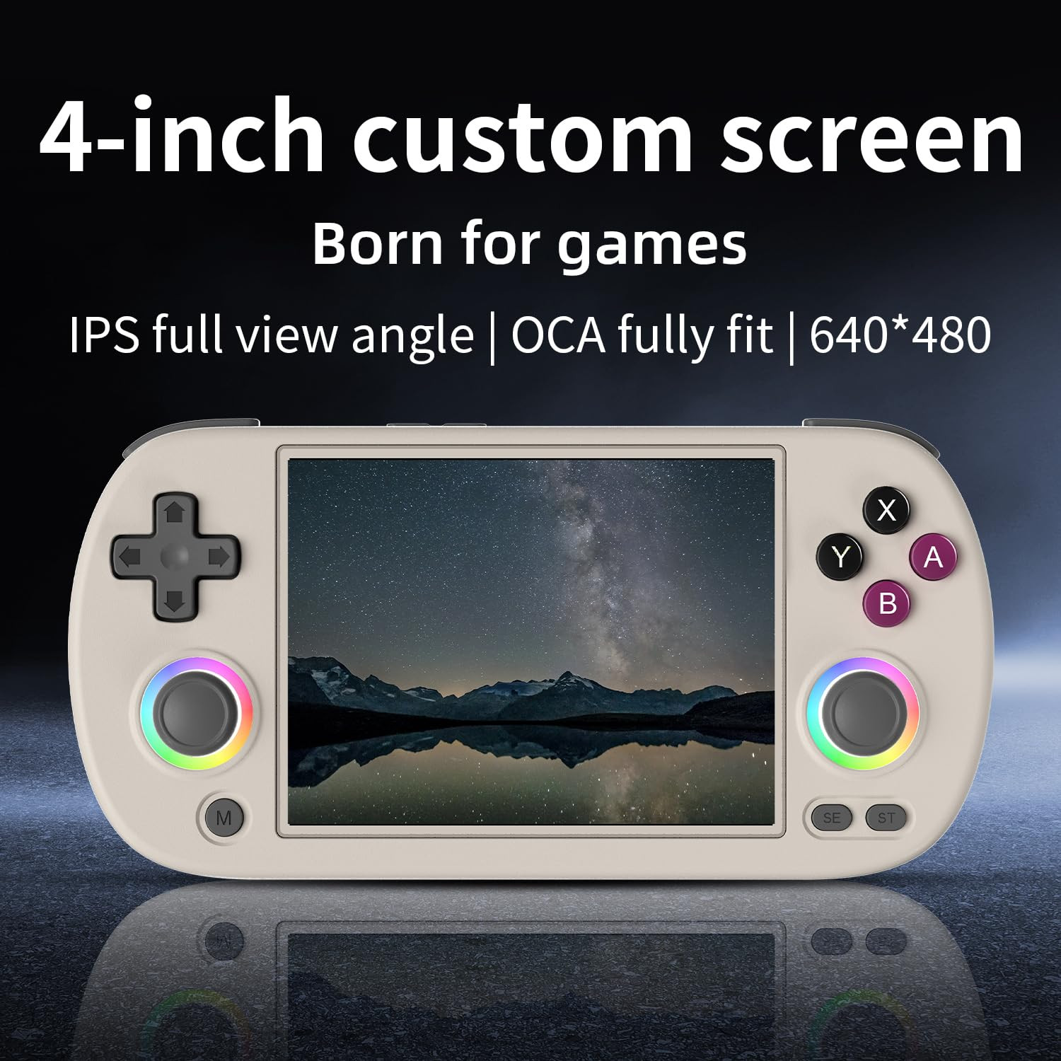 RG40XX H Handheld Game Console Rg40Xxh Retro Gaming Console 4.0” IPS Screen wit