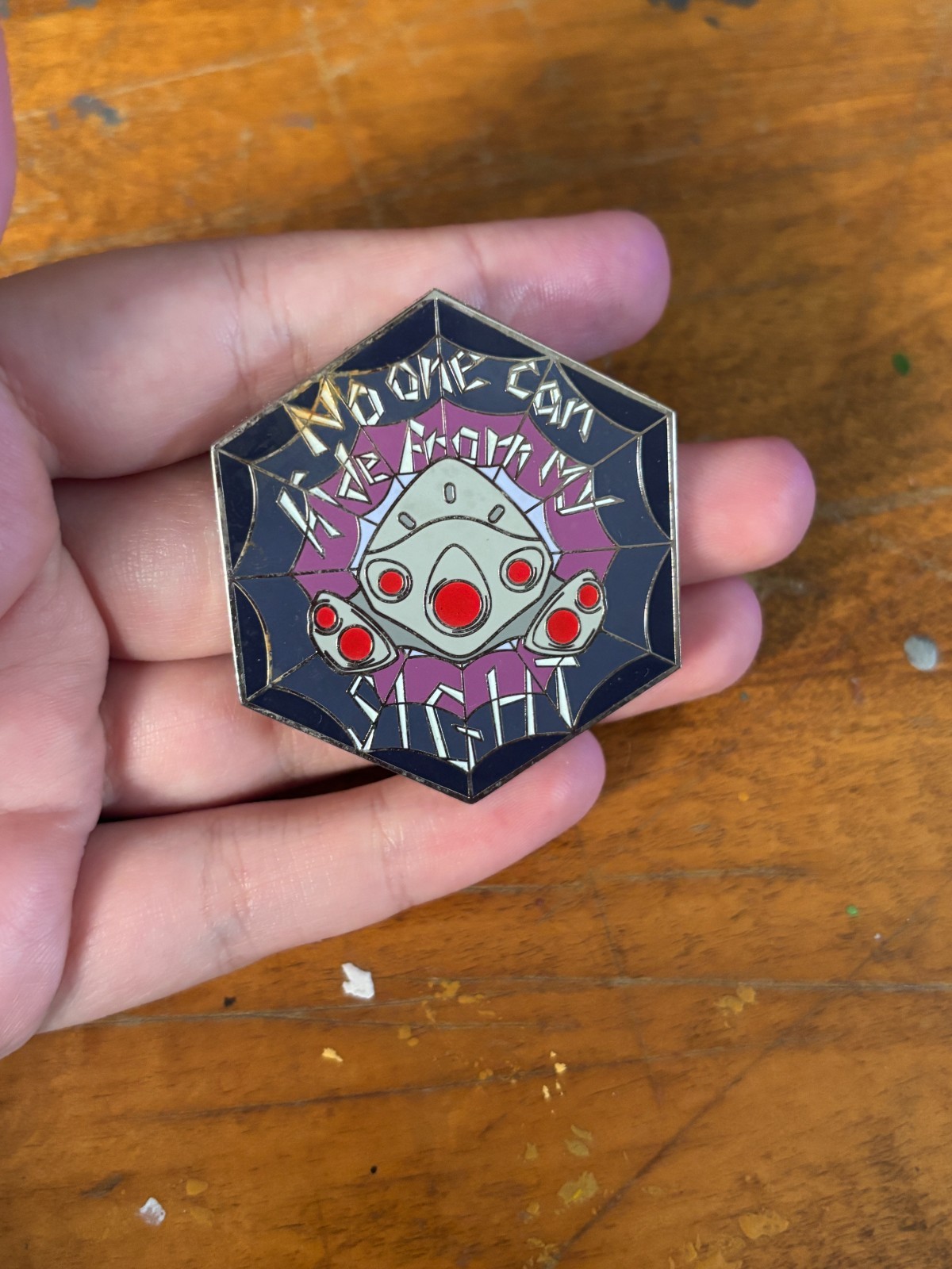 Overwatch Widowmaker Pin Patch and Enamel Pin Set