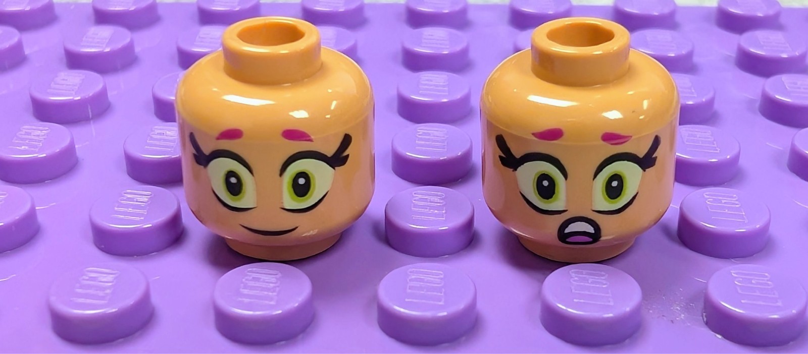 Genuine LEGO Dimensions- Starfire (large eyes) & Toy Tag (from Lego # 71287)