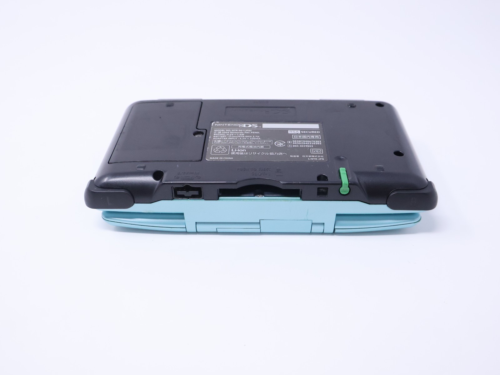 Nintendo DS Handheld Console System Tested Working Sky Blue w/ Charger & Stylus