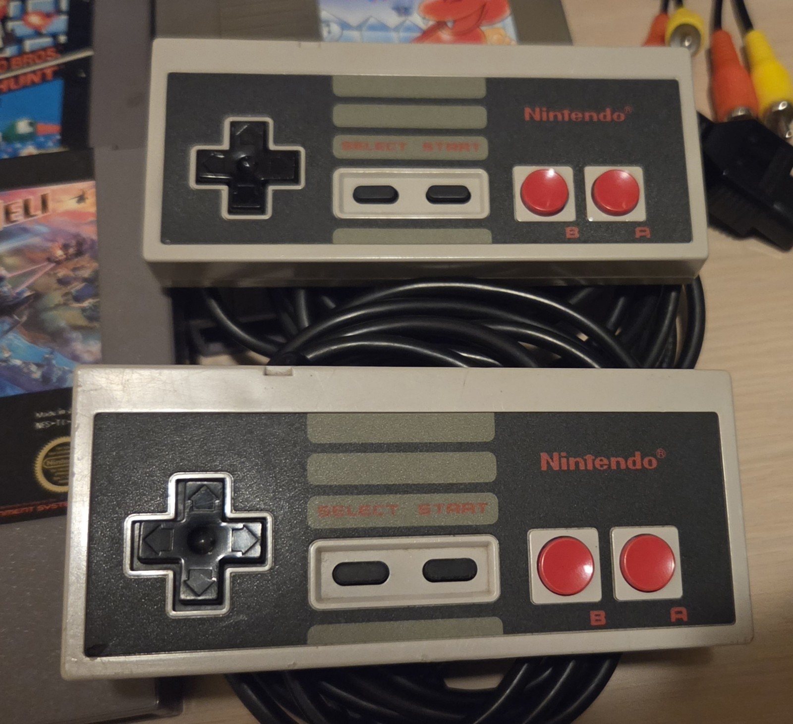 Nintendo NES Action Set Console 3 Game Lot New 72 Pin Region Unlock Super Mario