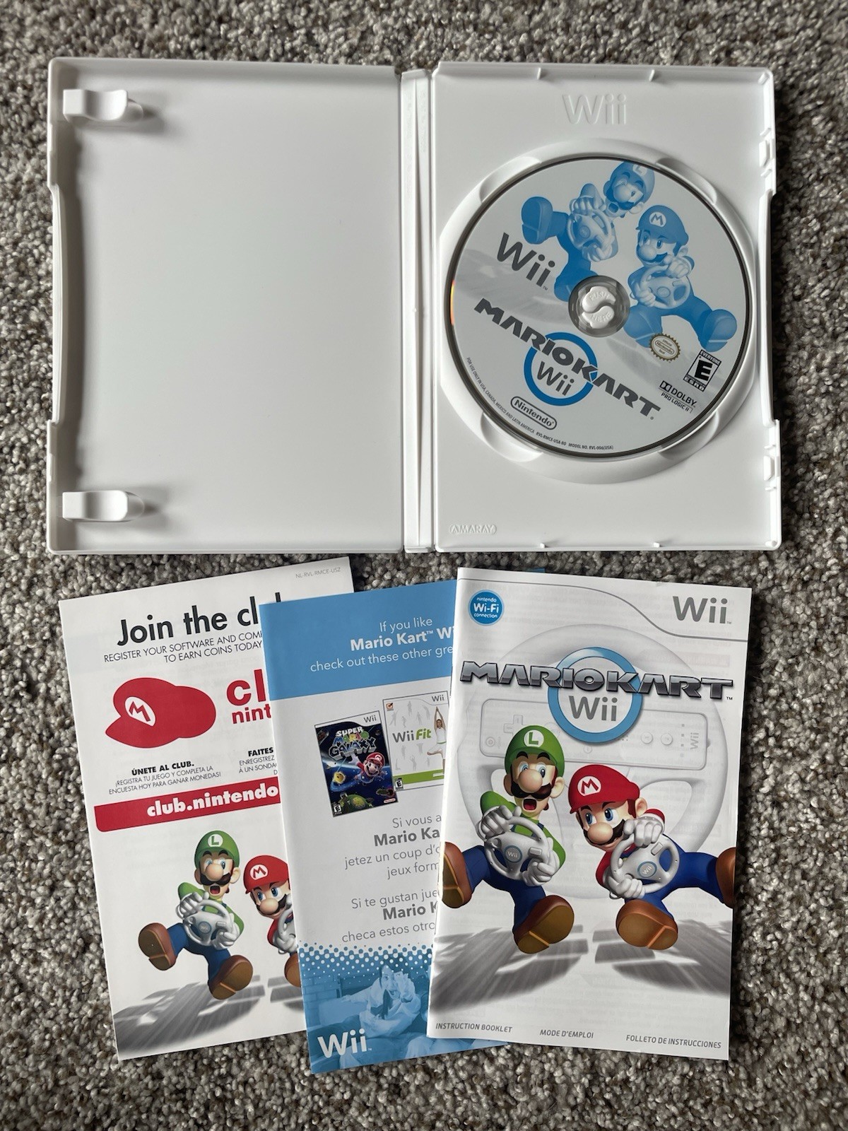 Mario Kart Wii (Nintendo, 2008) CIB TESTED