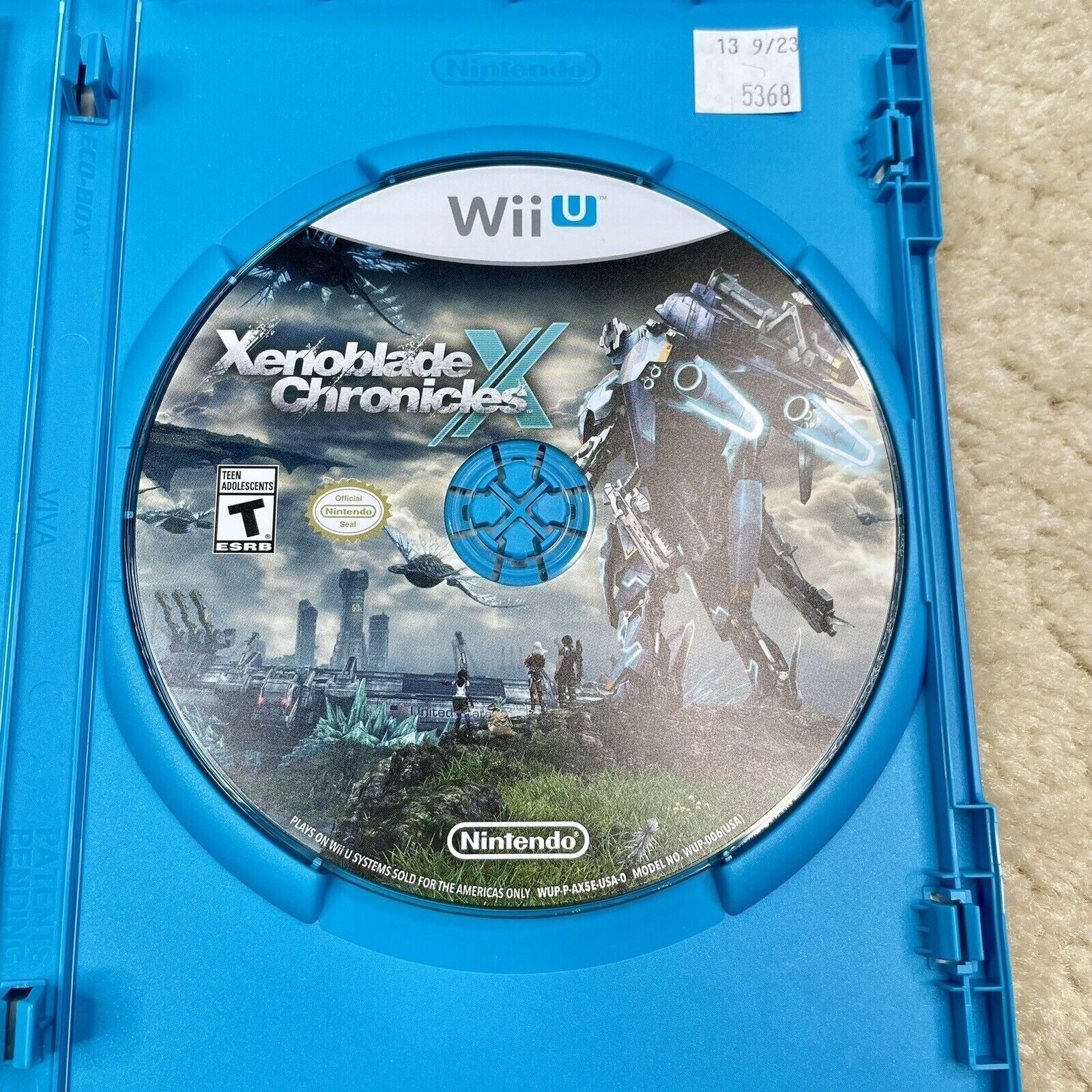 XENOBLADE CHRONICLES X Nintendo Wii U PREOWNED COMPLETE CIB TESTED VERY CLEAN