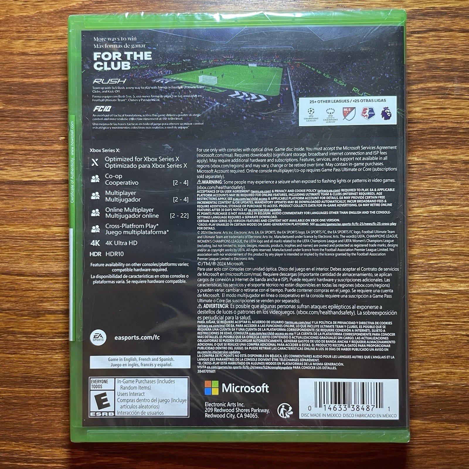 EA Sports FC 25 Xbox Series X & Xbox One FIFA Soccer Game 2025 SEALED NEW