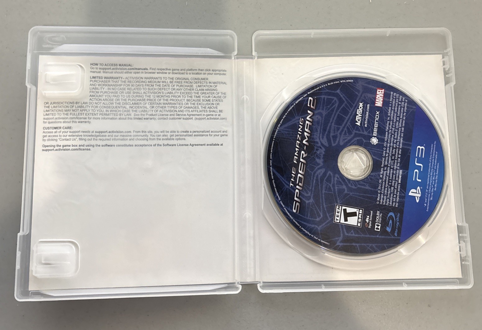 The Amazing Spider-Man 2 (SONY PlayStation 3 PS3, 2014) – Tested