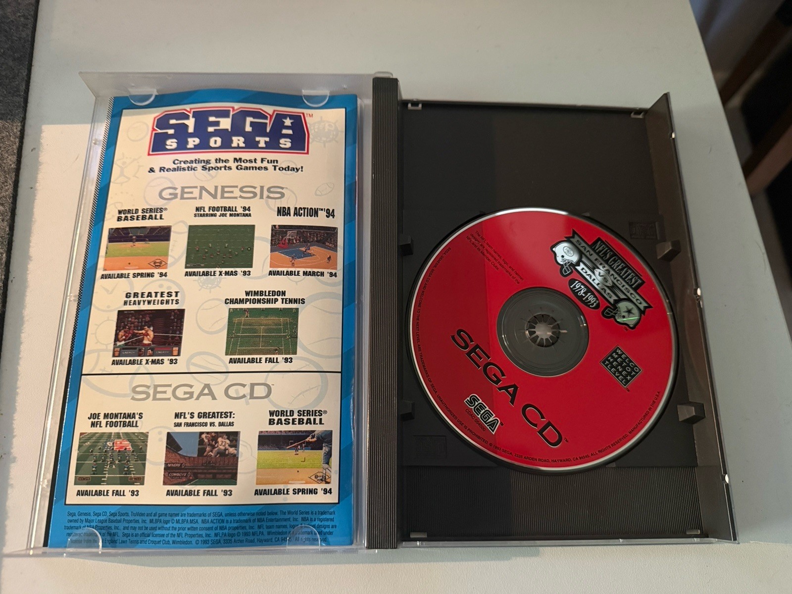 Sega CD Sports Game Bundle – Lot of 8 – CIB