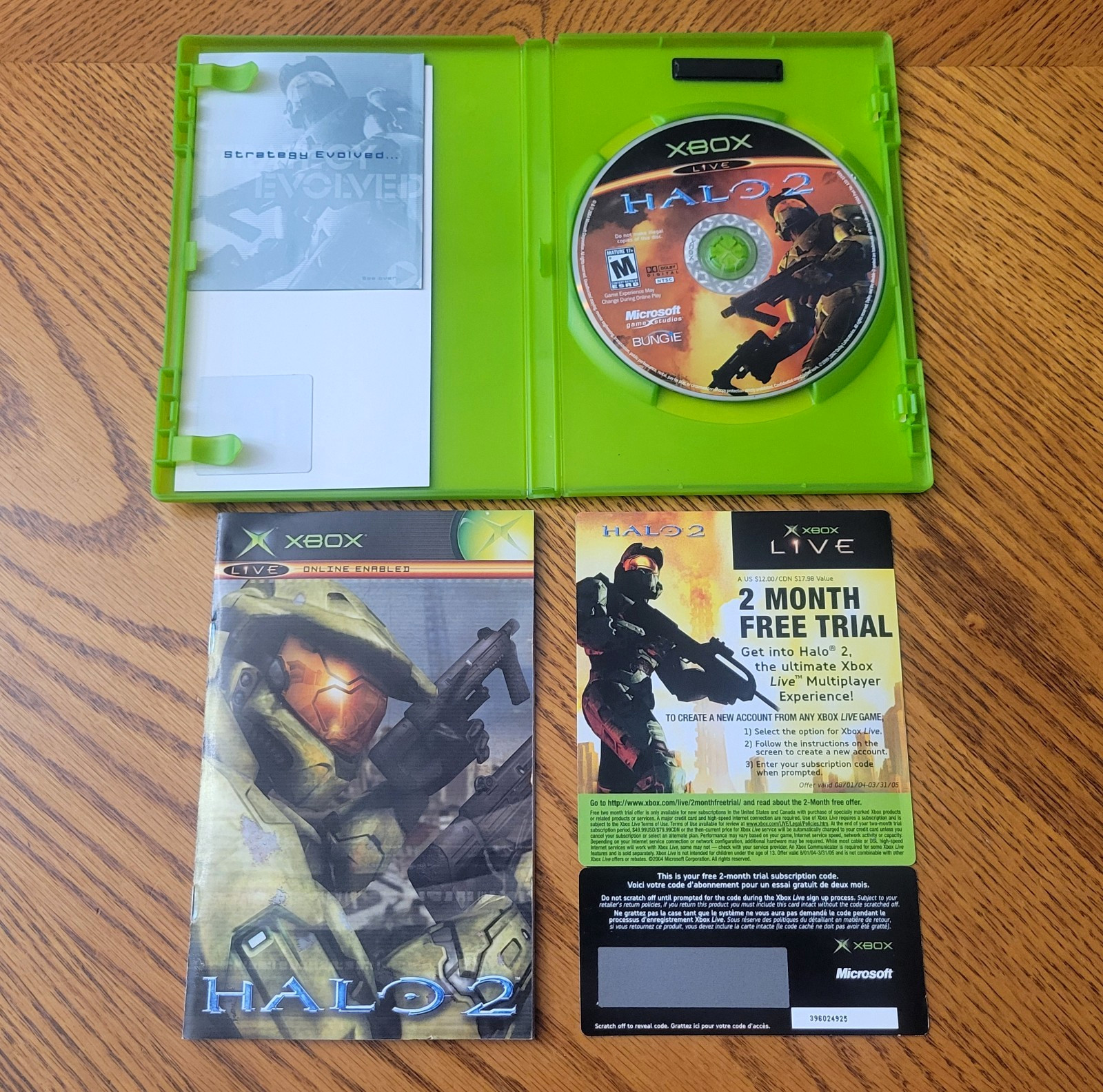 Halo 2 (Original Xbox, 2004) Black Label – Complete – Tested – Fast Shipping!!