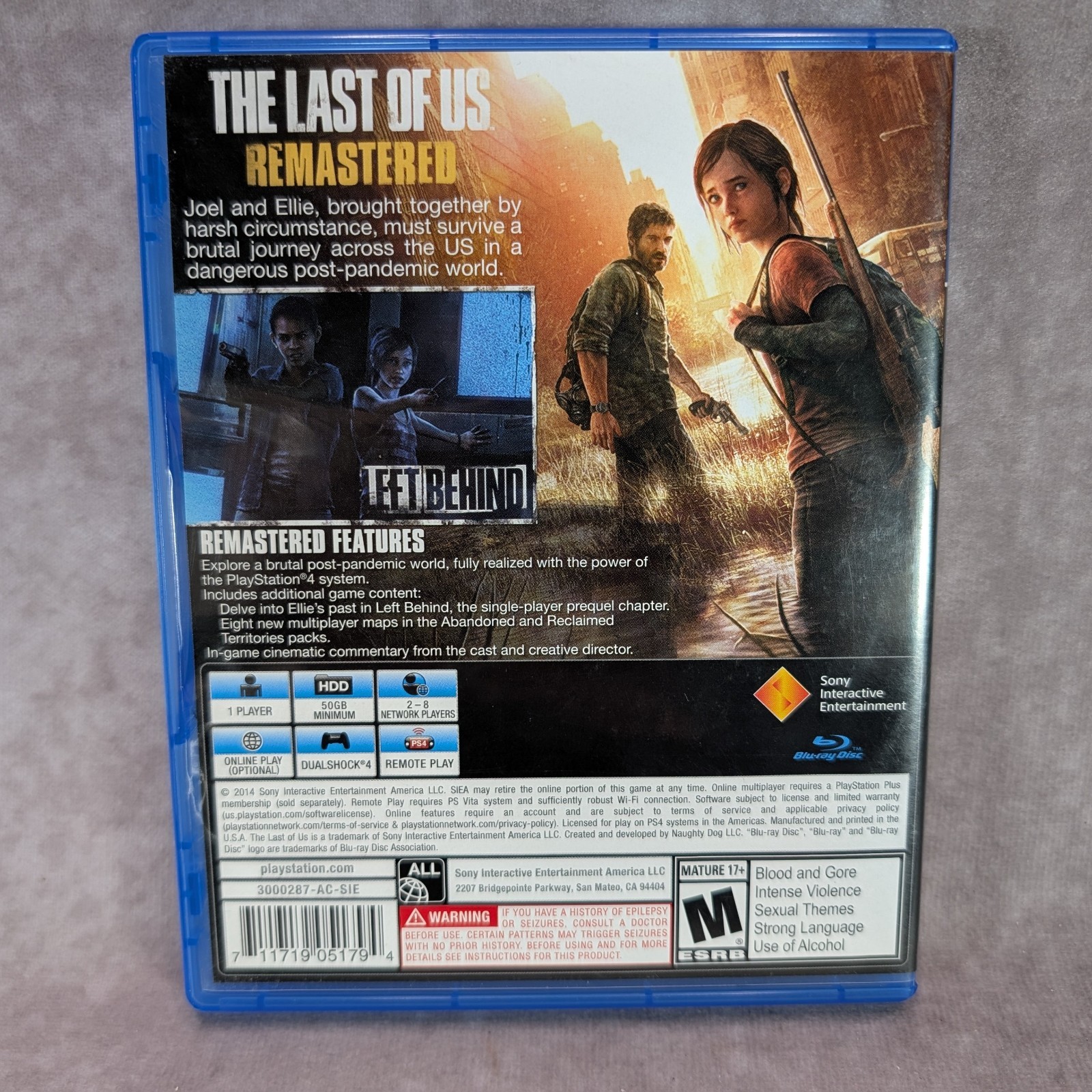 PS4 Lot The Last of Us Remastered & Assassins Creed Syndicate Limited Ed