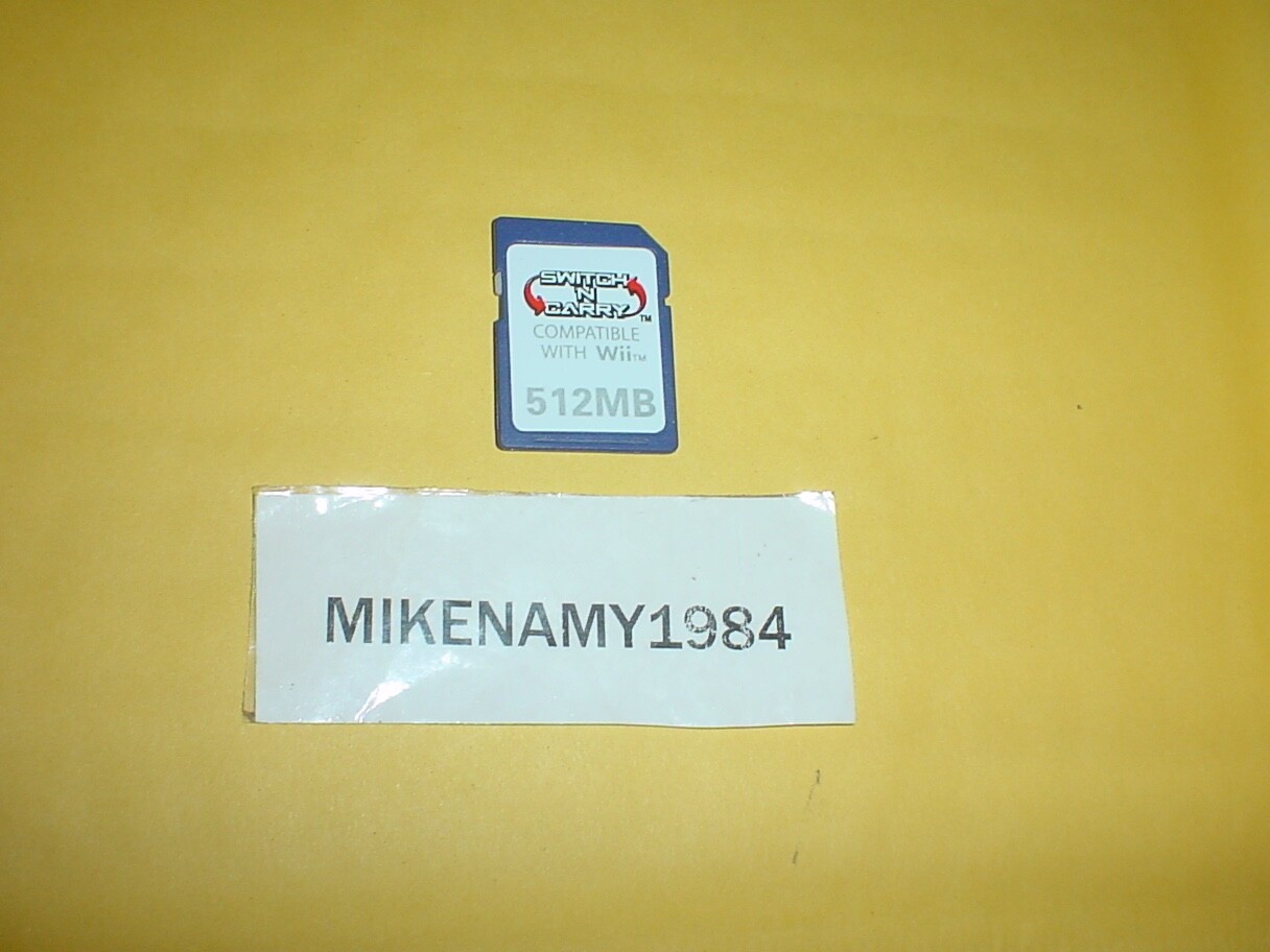 512mb MEMORY CARD by Switch’N’Carry for Nintendo Wii system