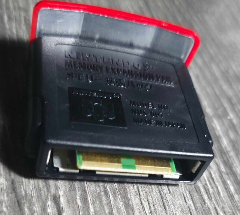 Nintendo 64 Expansion Pak Official N64 Memory Pack OEM NUS-007 TESTED