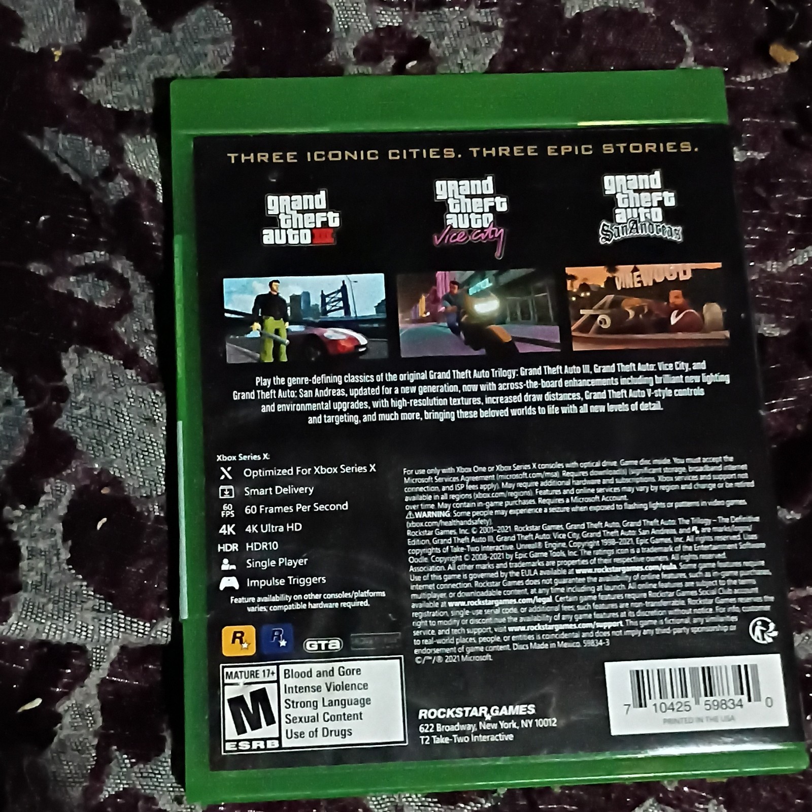 Rockstar Games Grand Theft Auto Trilogy Definitive Xbox Series X|S Xbox One M