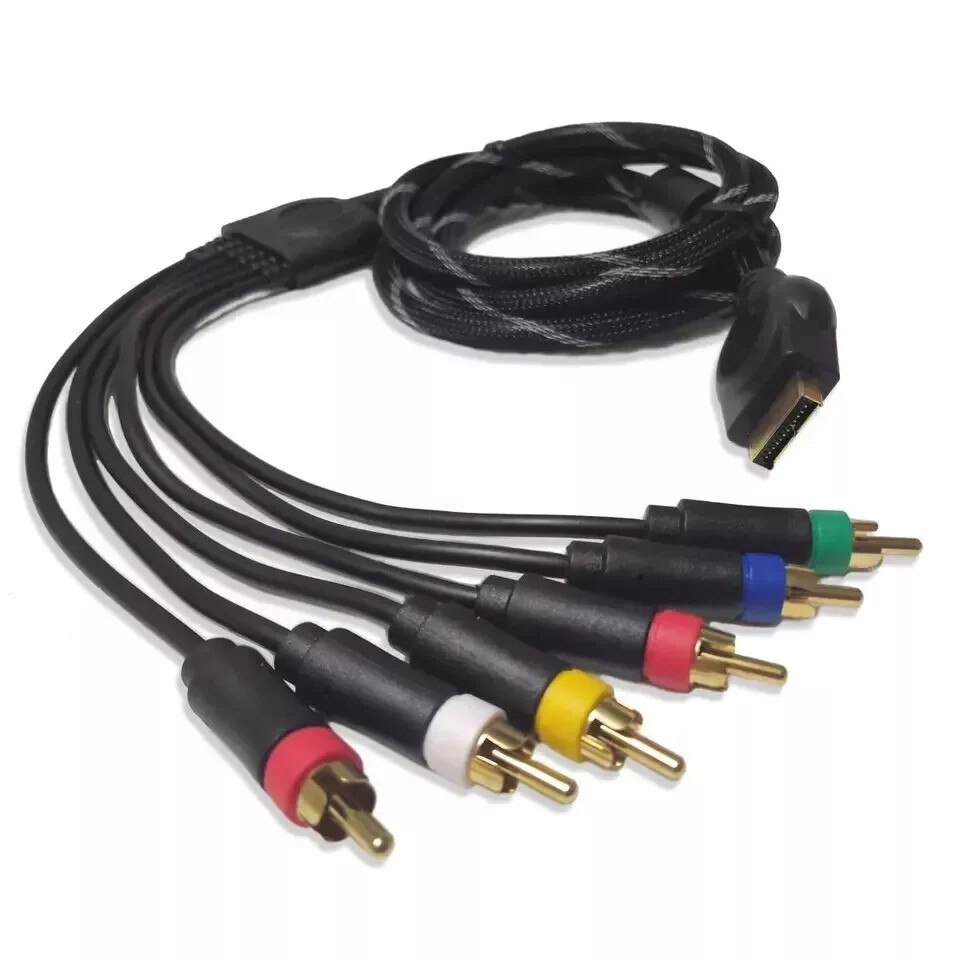 PlayStation 2/3 PS2/PS3Component Video Cable Premium YPbPr Brand new