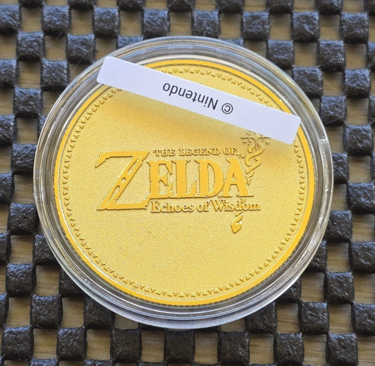Legend of Zelda Echoes of Wisdom Preorder Bonus Coin Medal Rare Promo SWITCH NES