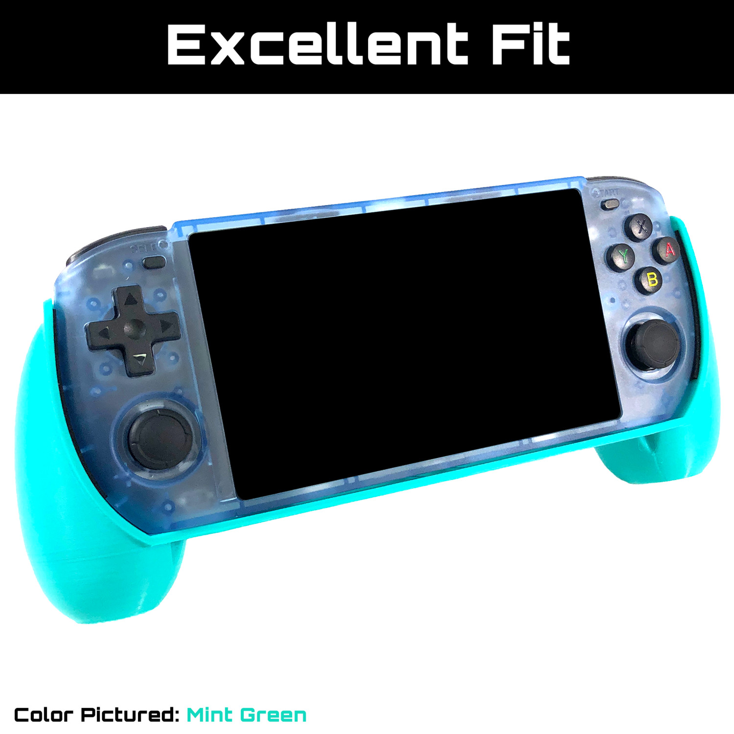 Powkiddy RGB10MAX3 Comfort Grip Case 2-in-1 Screen Protector – 3D Printed