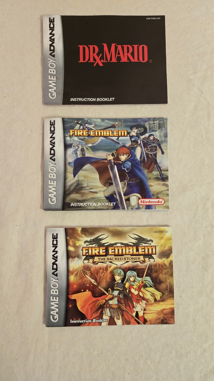 Game Boy/Game Boy Color/Game Boy Advance Manuals lot ~You Pick~ READ DESCRIPTION