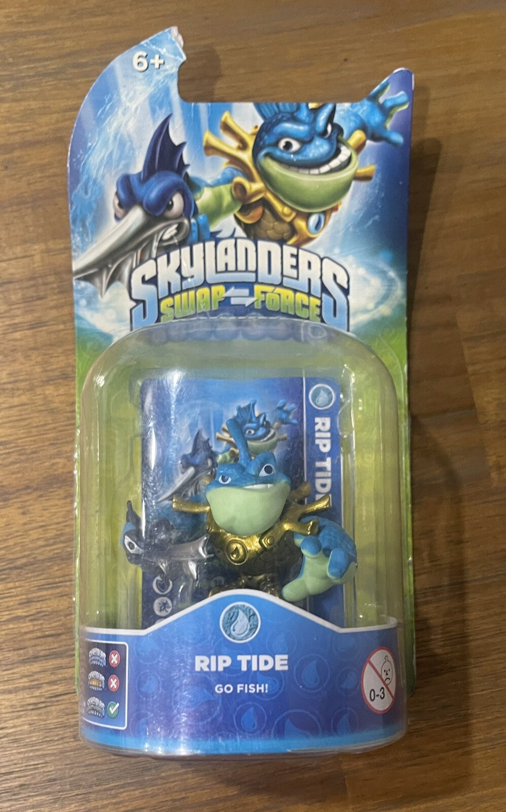 2013 Skylanders Swap Force Rip Tide Green Blue, Go Fish!