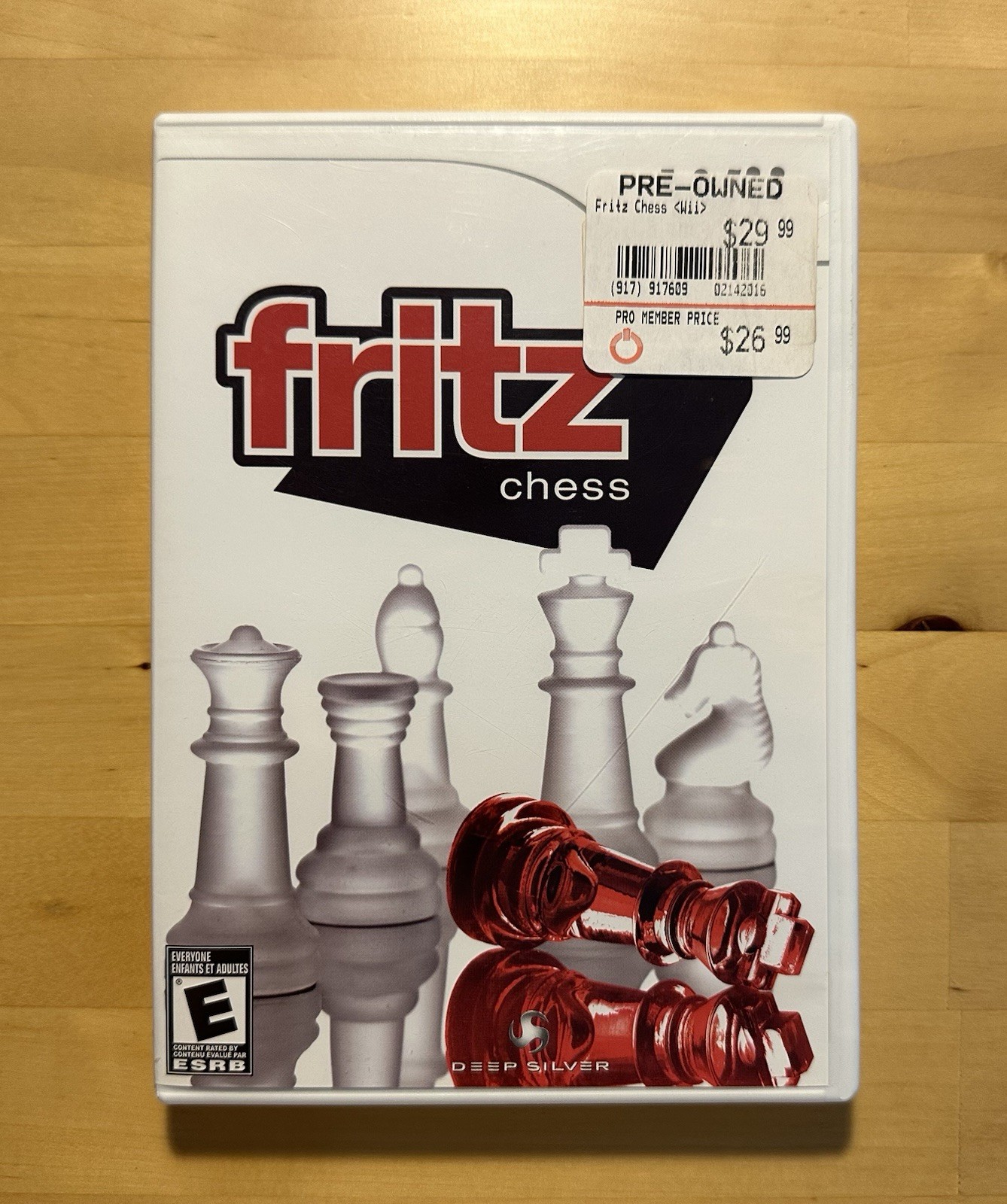 Fritz Chess – CIB – Rare Deep Silver Nintendo Wii Game – Very Good Condition