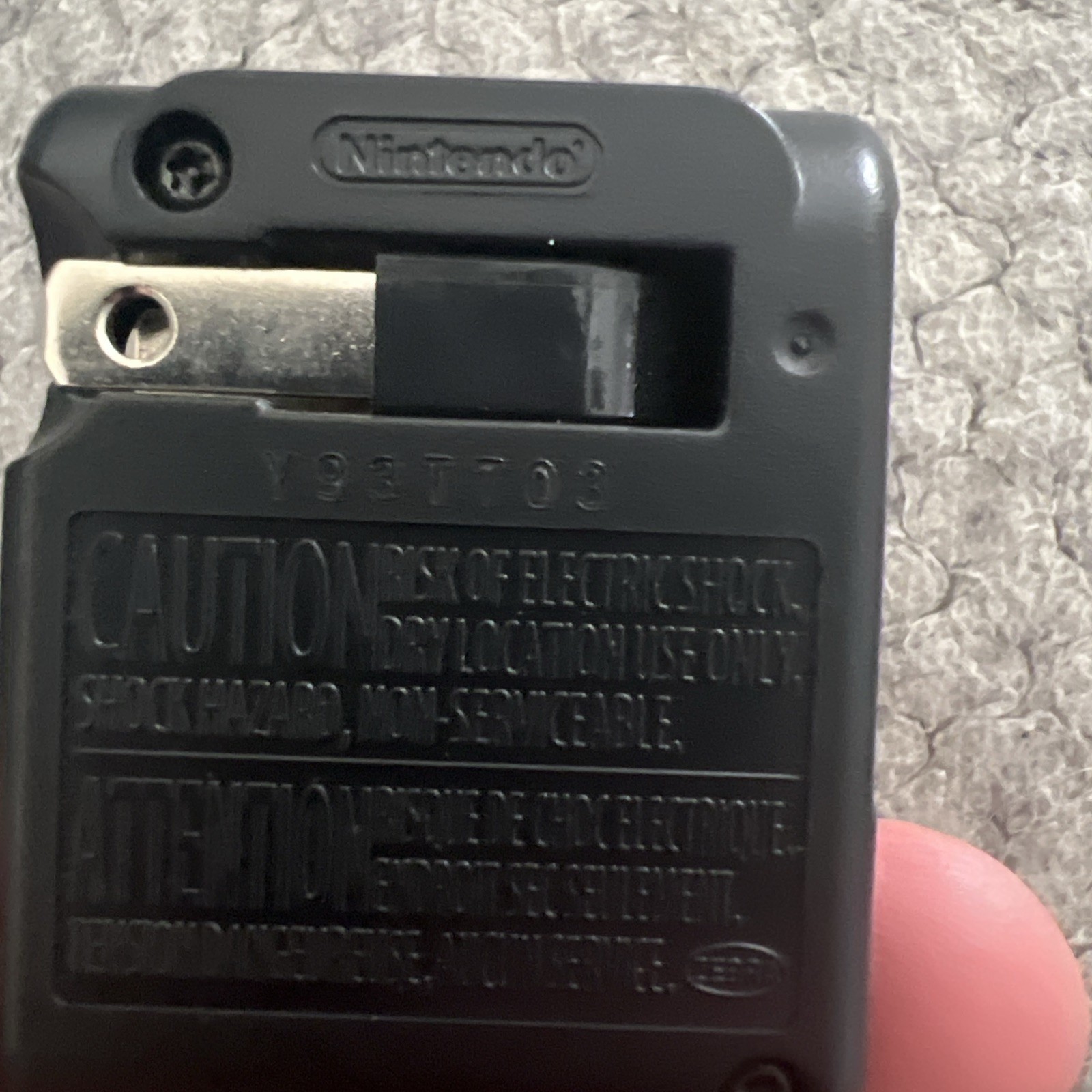 Nintendo Gameboy Advance Wall Charger OEM Plug for GBA or Original DS – Works