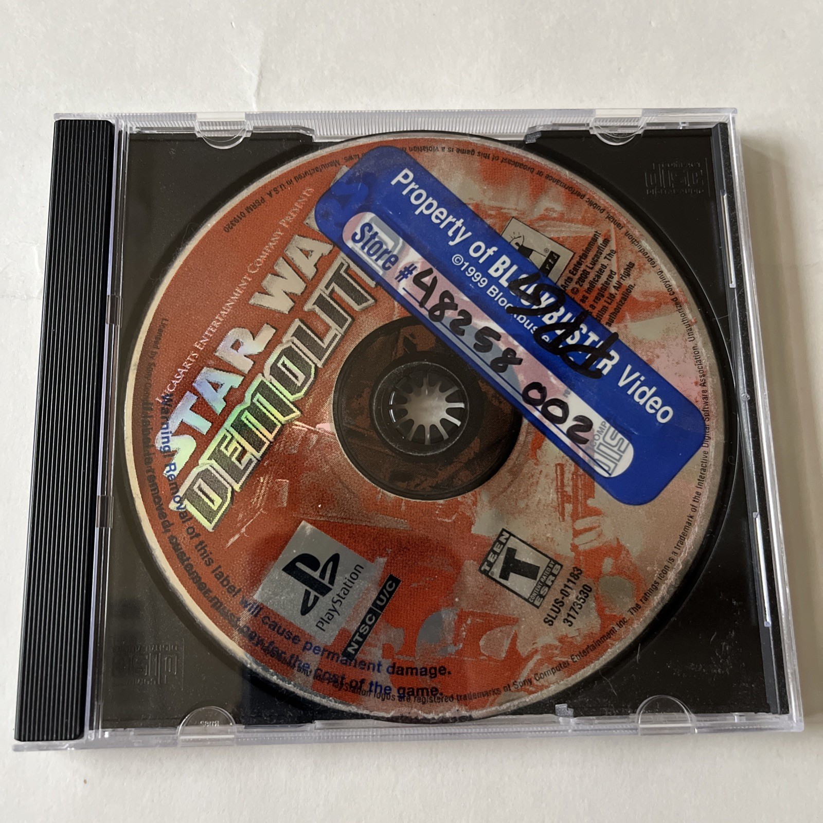 Star Wars: Demolition (Sony PlayStation 1, 2000) Loose Returns Accepted