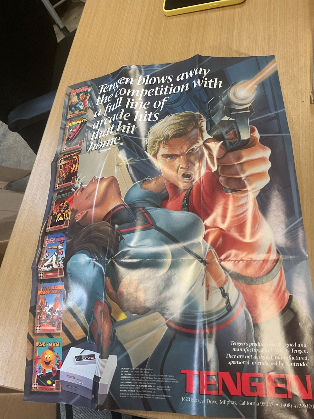 Vindicators Nintendo NES CIB Complete in Box Manual 1988