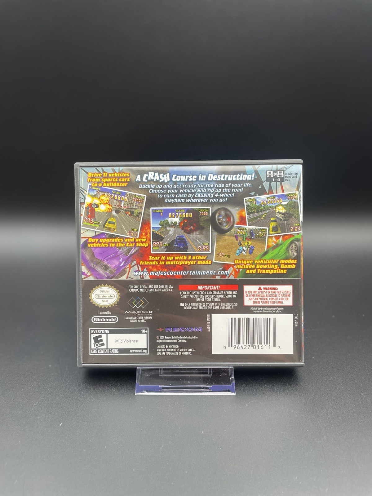 Sideswiped (Nintendo DS, 2009) Complete. RARE! CIB. Great Condition