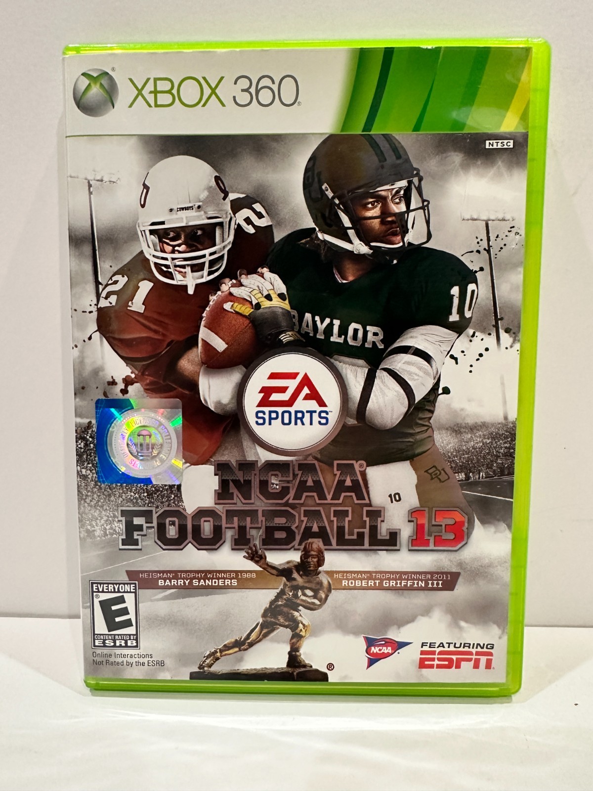 NCAA Football 13 (Microsoft Xbox 360, 2012) Complete w/ Inserts TESTED CIB