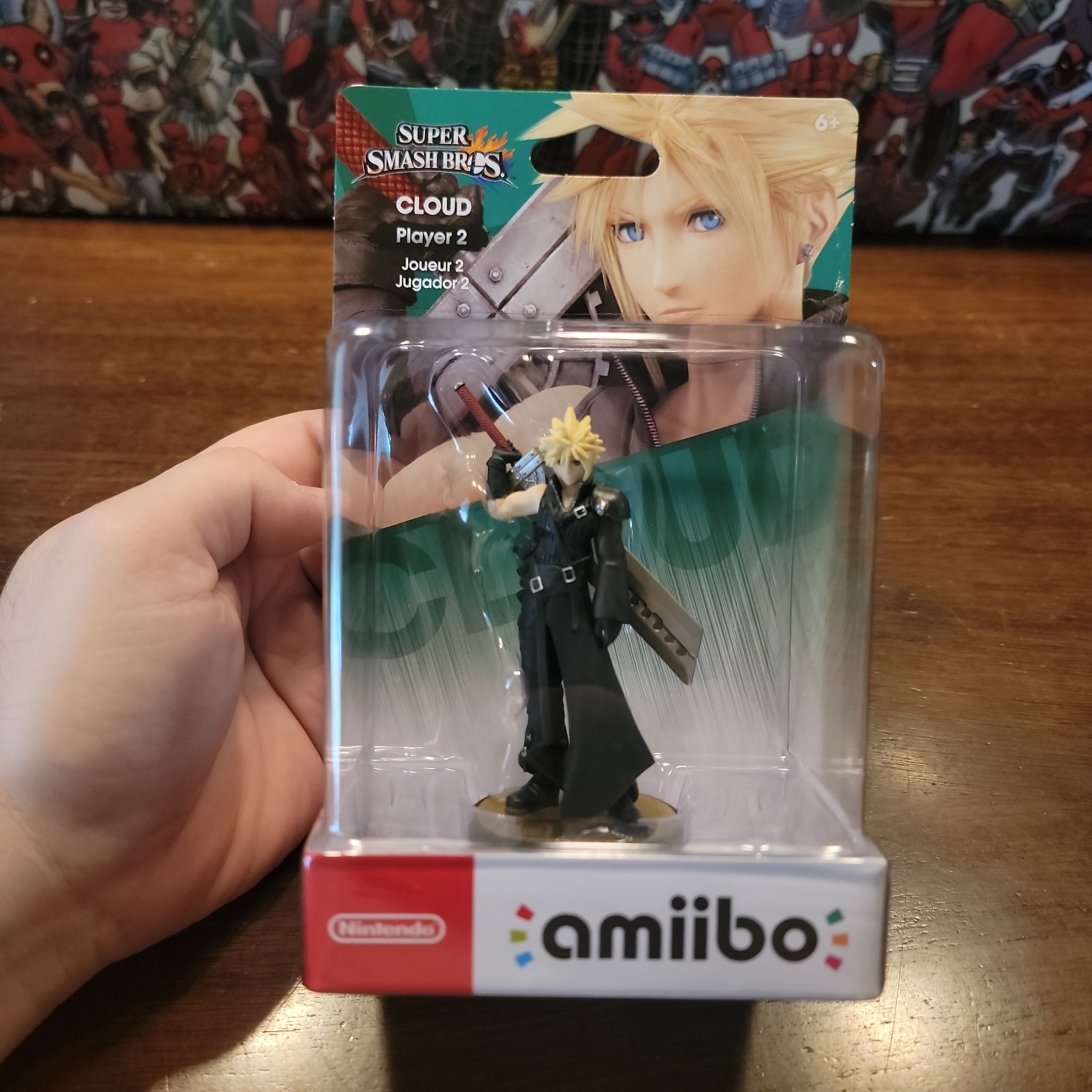 Super Smash Bros. Cloud Player 2 Final Fantasy – Brand New – Sealed –