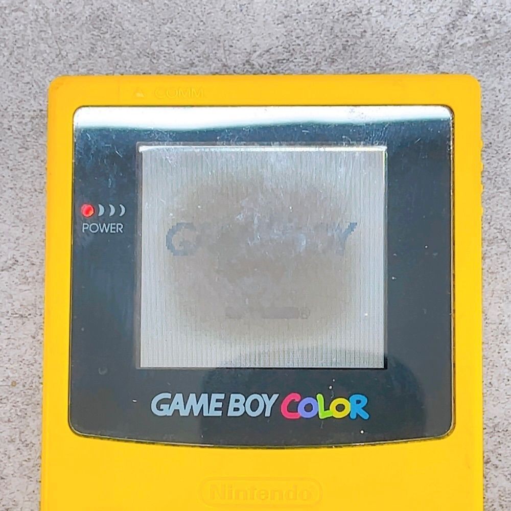 Nintendo CGB-001 Game Boy Color Handheld Console Cartridge Yellow