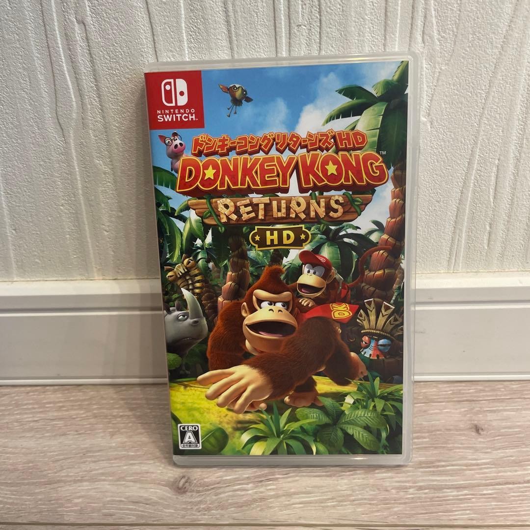 Nintendo Switch Donkey Kong Country Returns HD Used Tested with Case